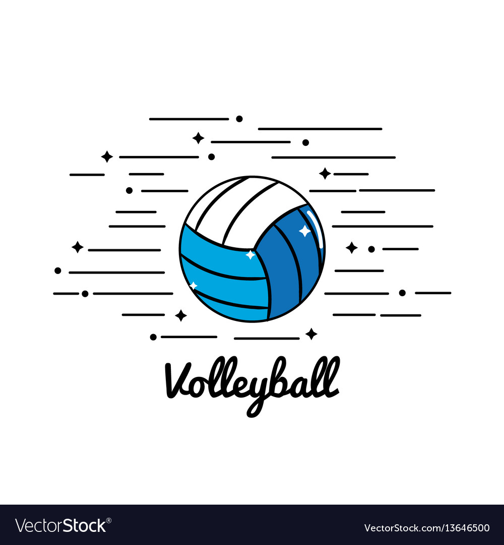 Symbol volleyball play icon