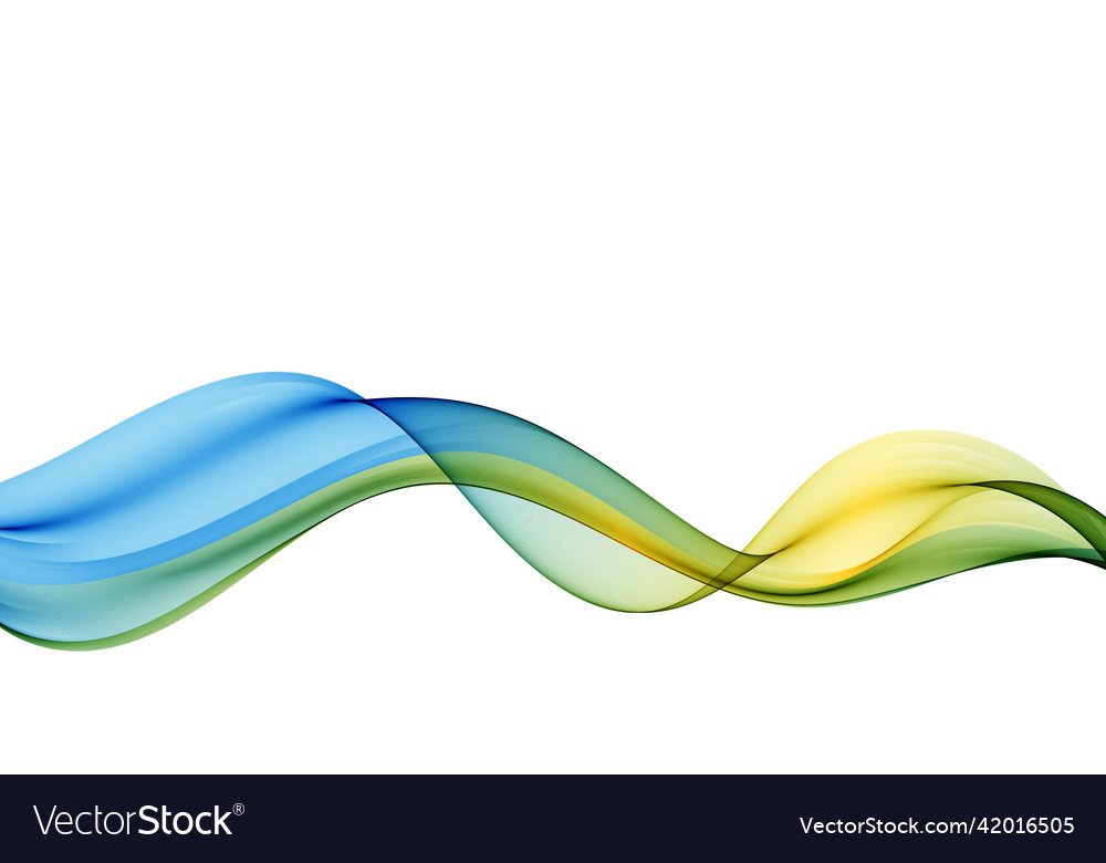 Abstract Colored Wave Background
