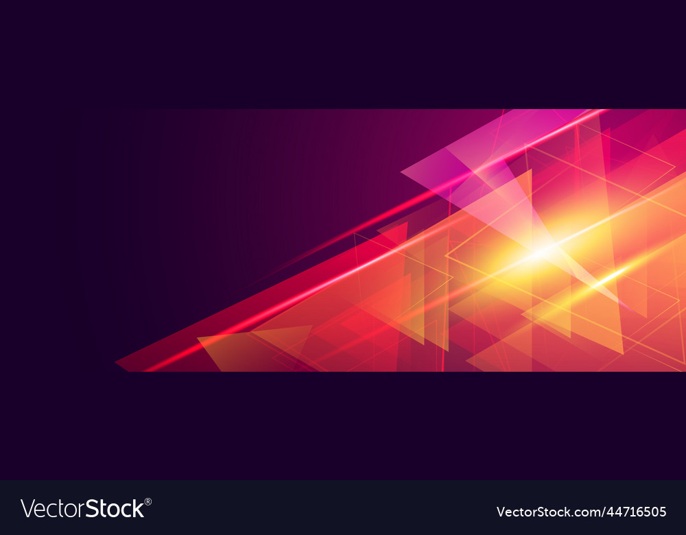 Abstract fractal geometric triangle shape vector image Abstract fractal geometric triangle shape