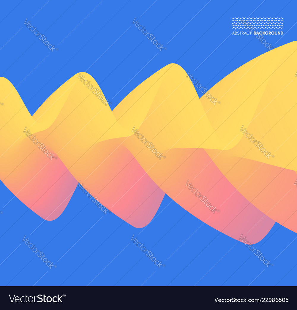 Abstract wavy background with dynamic effect