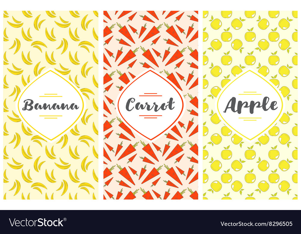 Labels and seamless pattern