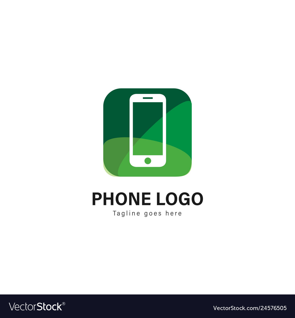 Smart phone logo template design