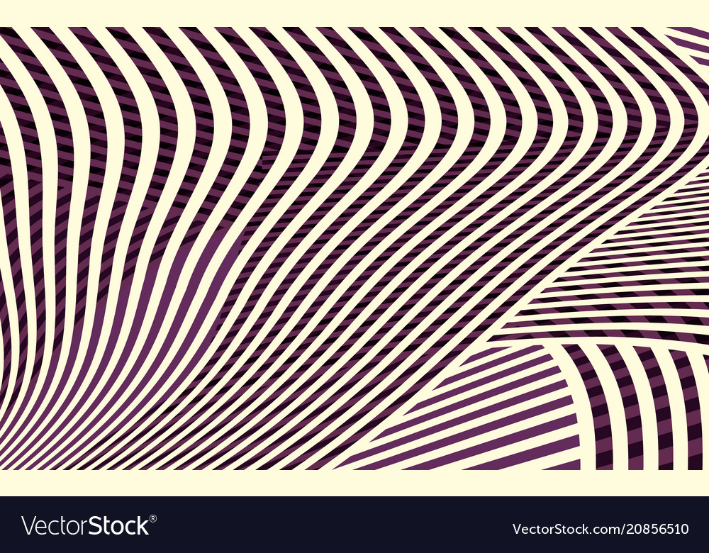 Abstract curve stripe pattern vector image Abstract curve stripe pattern