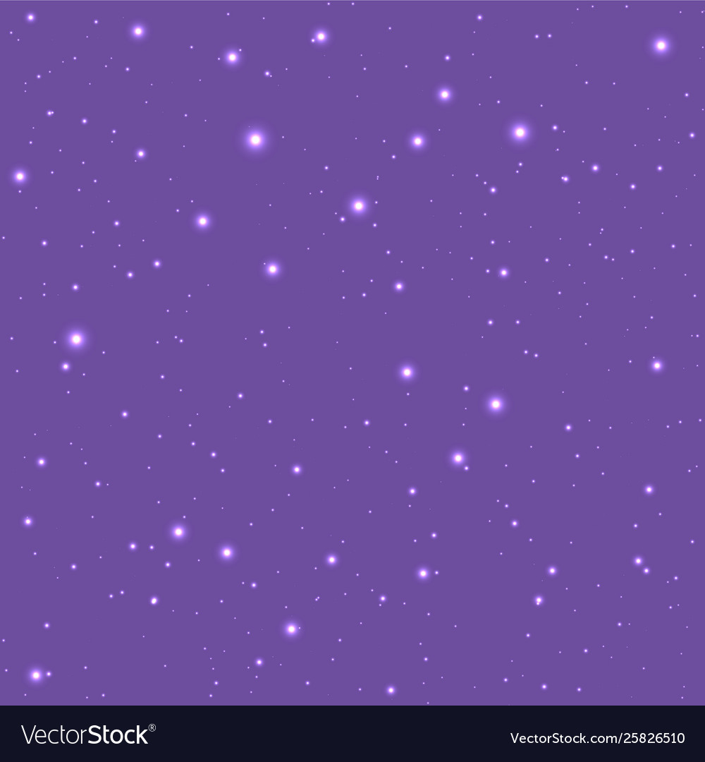 Abstract purple sky with stars