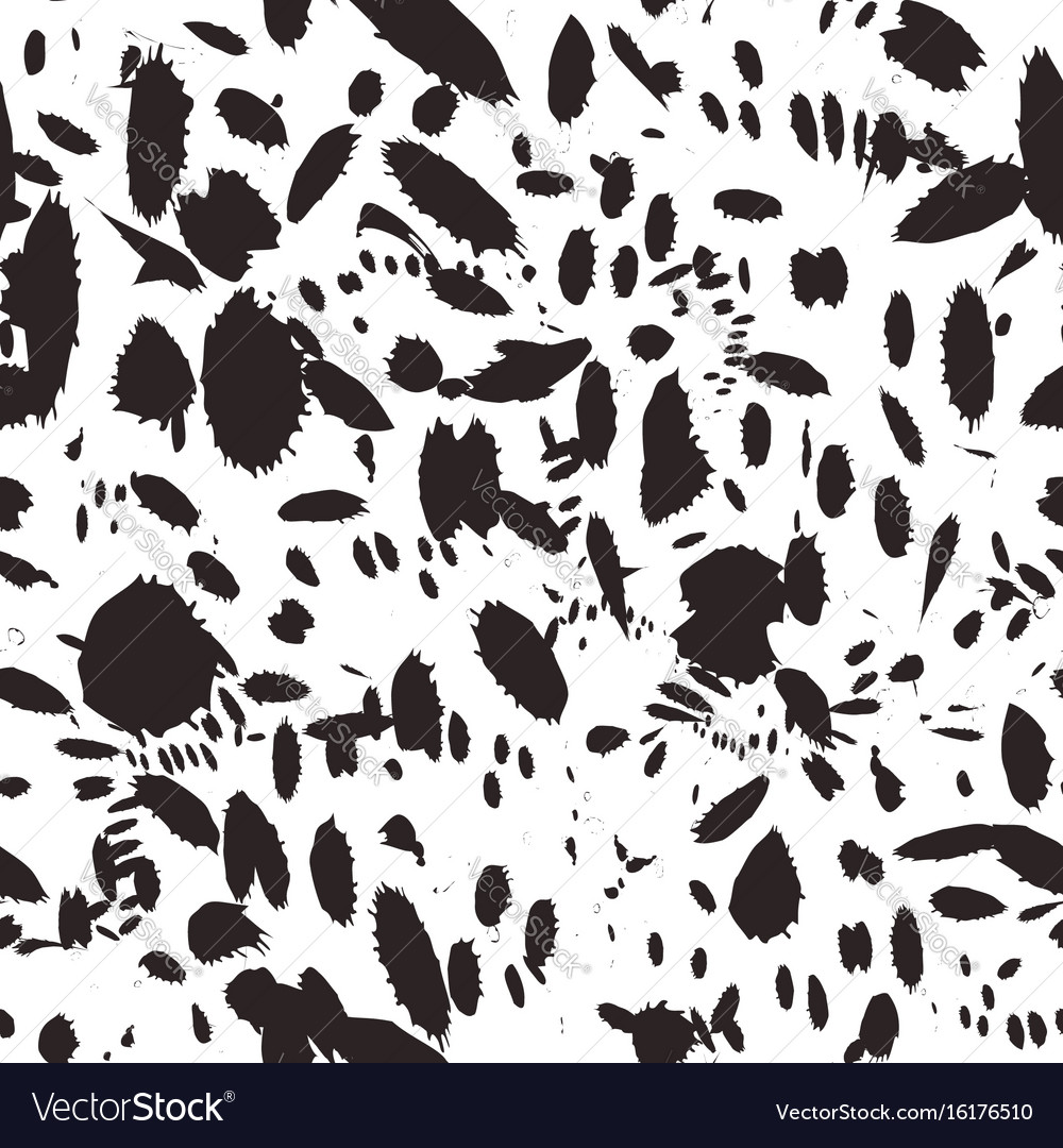 Chaotic blots spot seamless pattern abstract drop