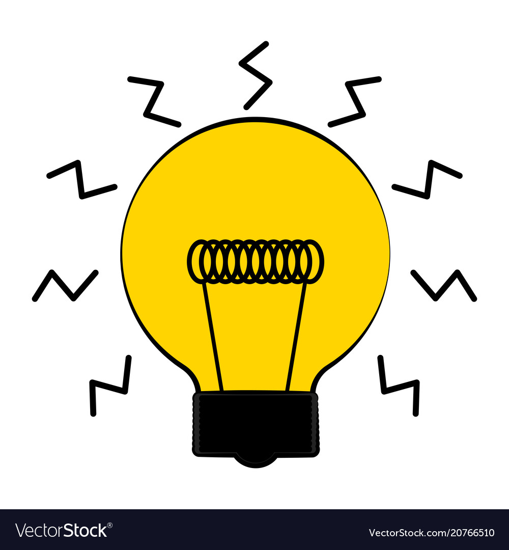 Conceptual lightbulb icon with a brain