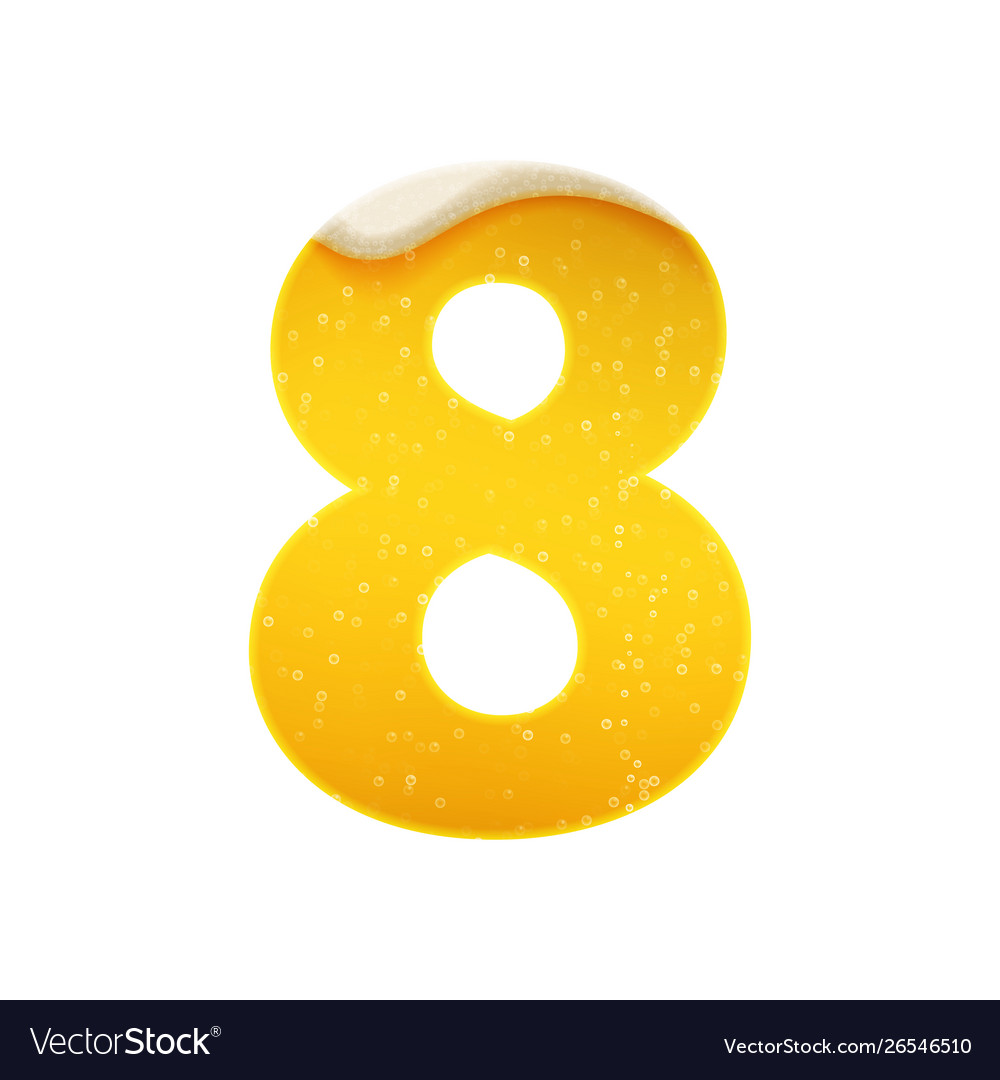 Digits for alphabet in form lemonade Vector Image Digits for alphabet in form lemonade