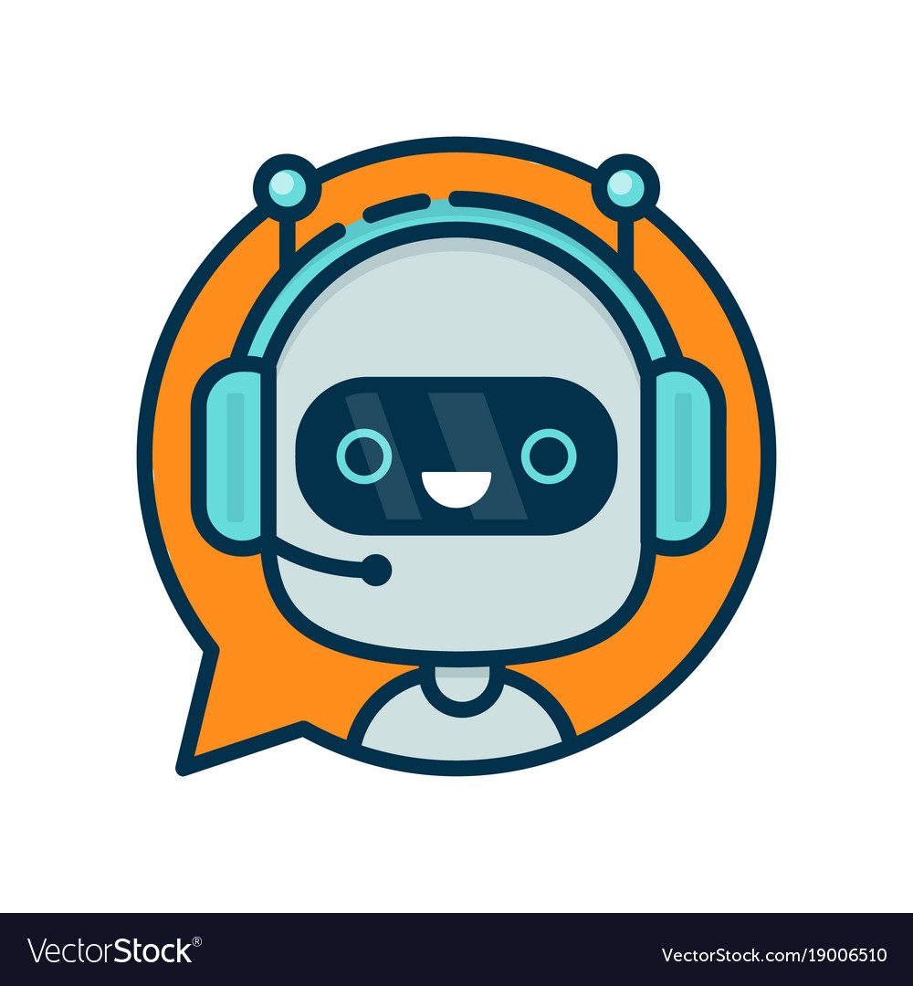Happy Robot Chat Icon
