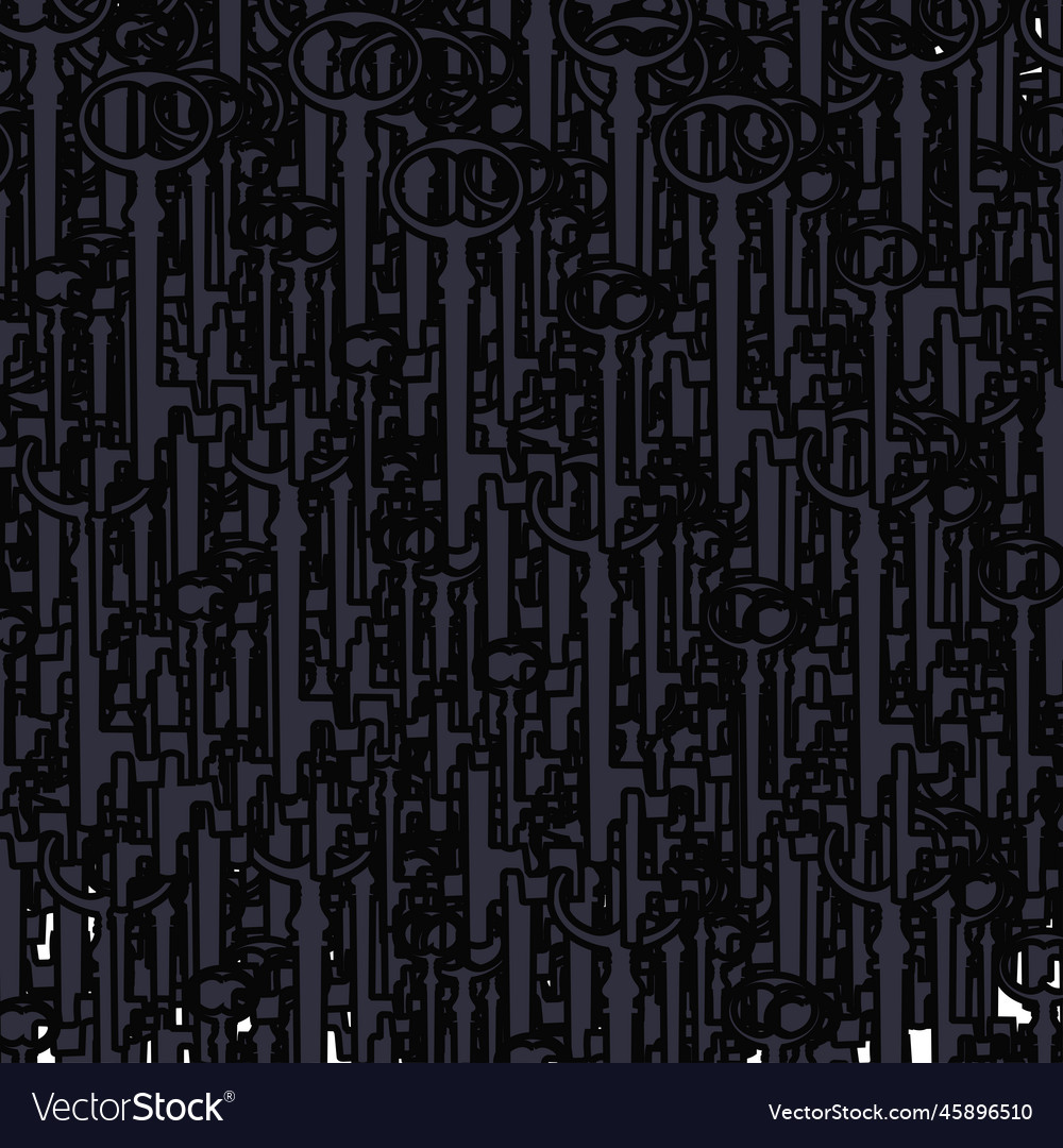 Key pattern vector image Key pattern