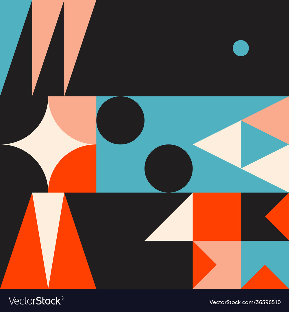 Minimal geometric pattern design Vector Image Minimal geometric pattern design