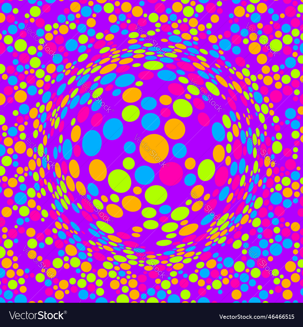 Abstract background with color circles chaotic vector image Abstract background with color circles chaotic