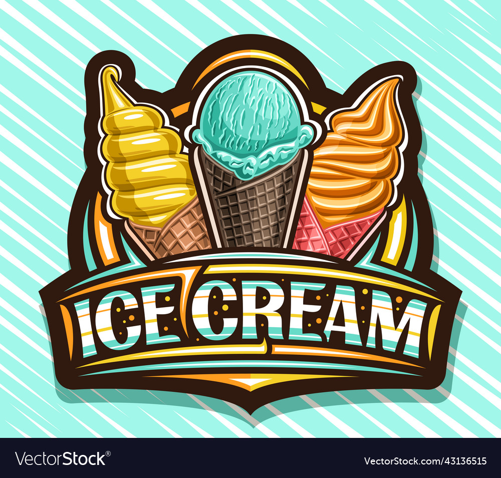 Logo for ice cream