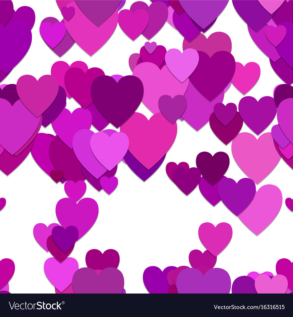 Seamless heart background pattern