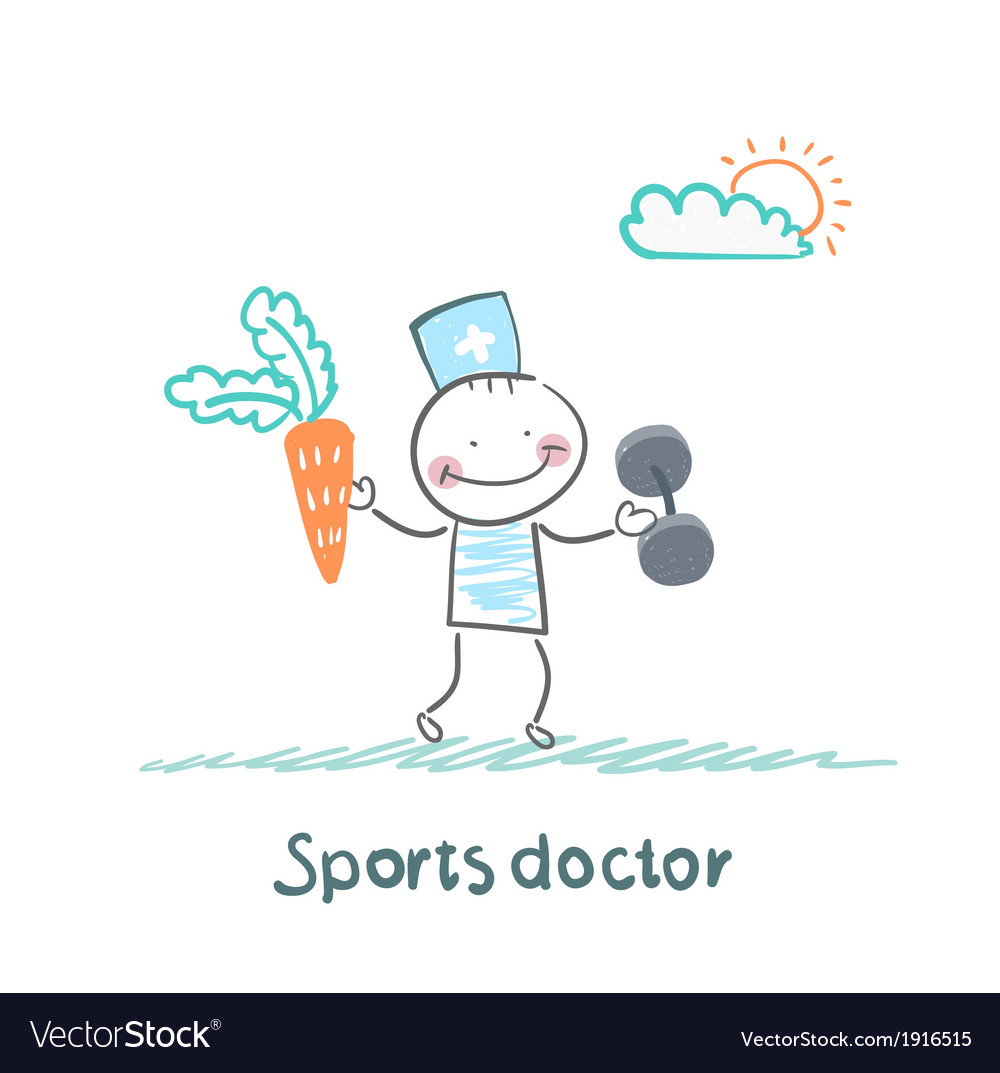 Sports doctor offers a carrot and holding