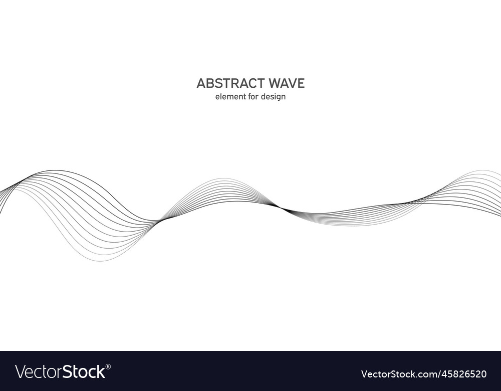 Abstract wave element for design digital vector image Abstract wave element for design digital