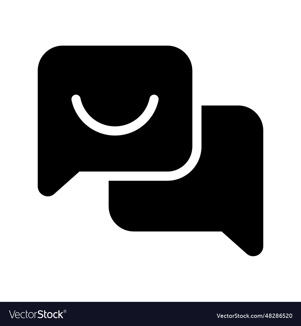 Chat icon vector image Chat icon
