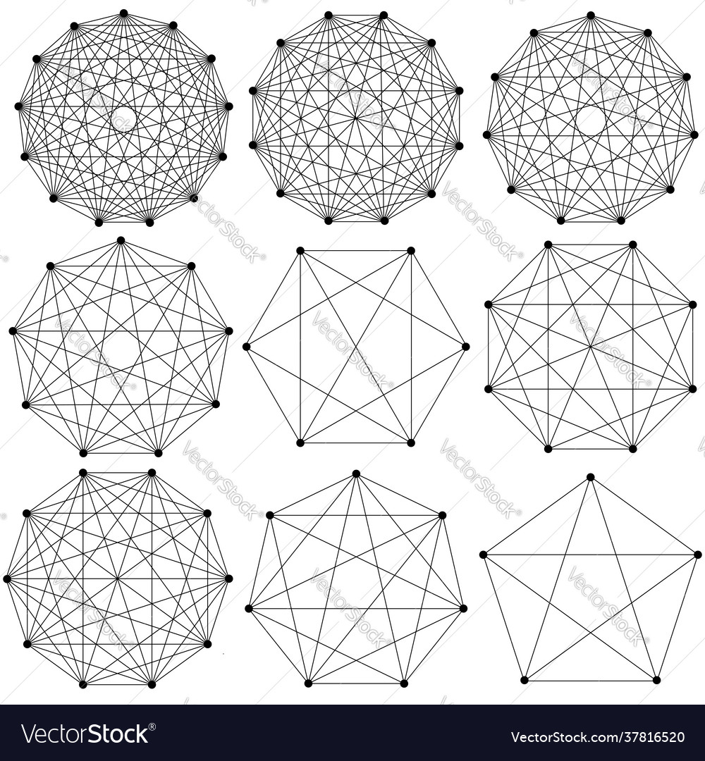 Interlocking interconnect polygon shape element