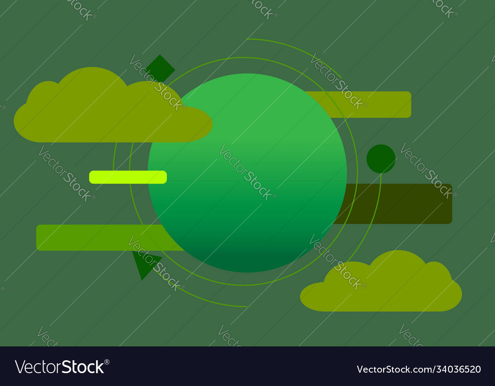 Plain green circle