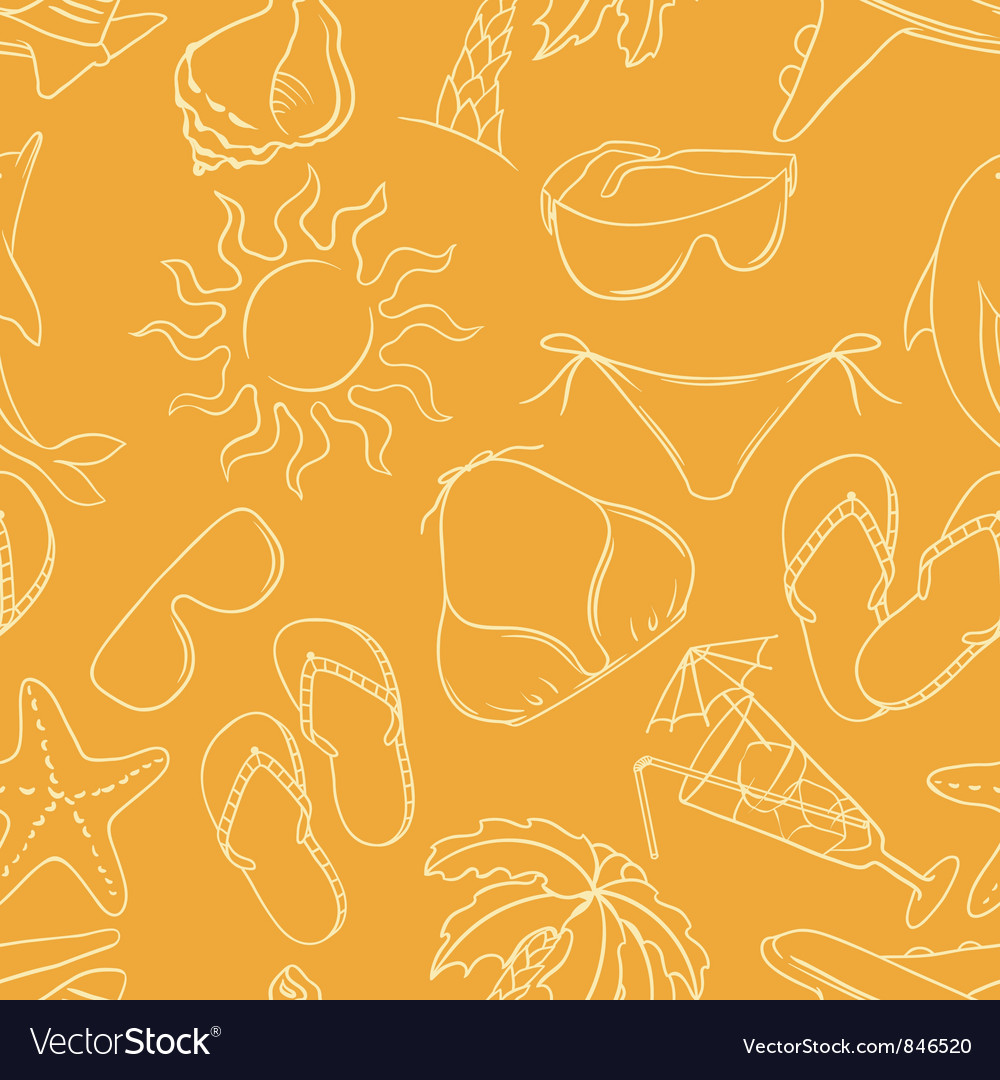 Travel background seamless pattern collor