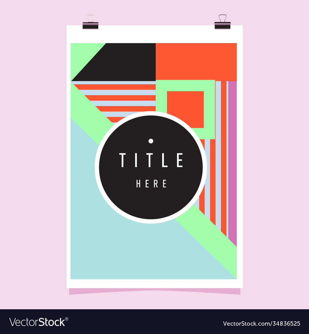 Abstract colorful geometric pattern background Vector Image Abstract colorful geometric pattern background