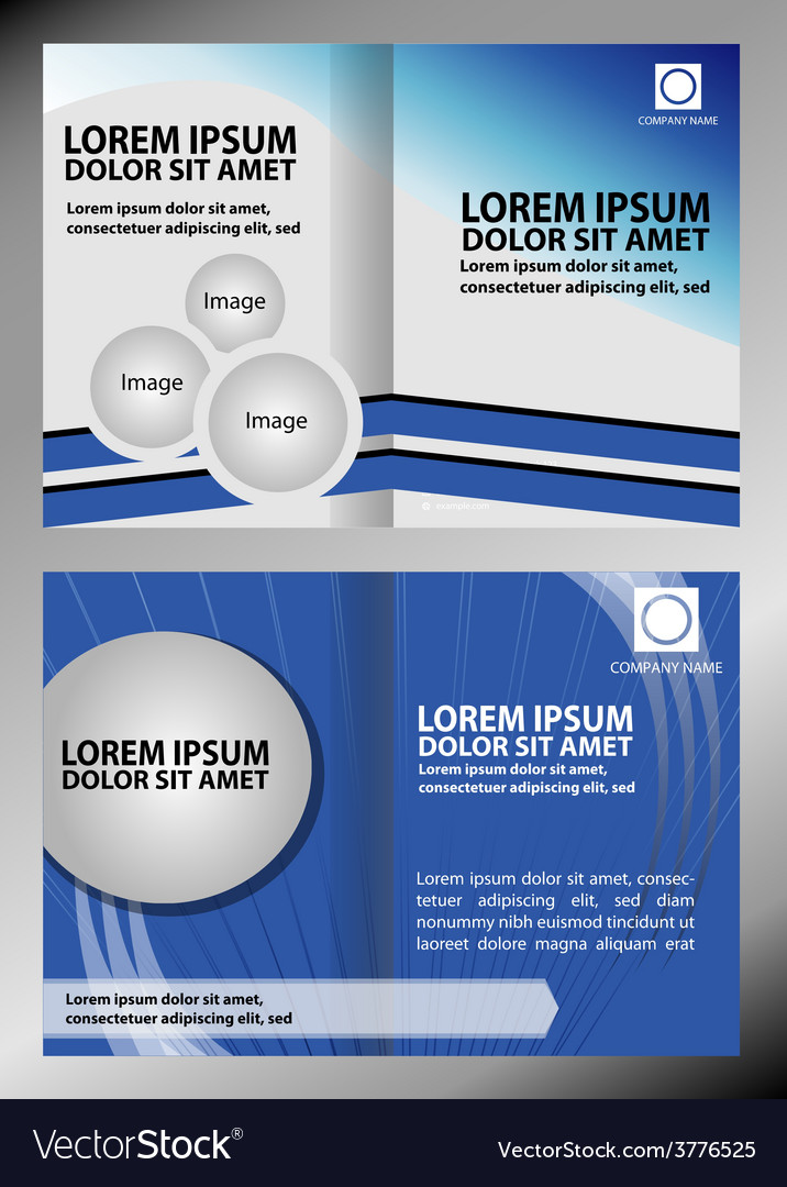 Catalog or brochure template design Royalty Free Vector