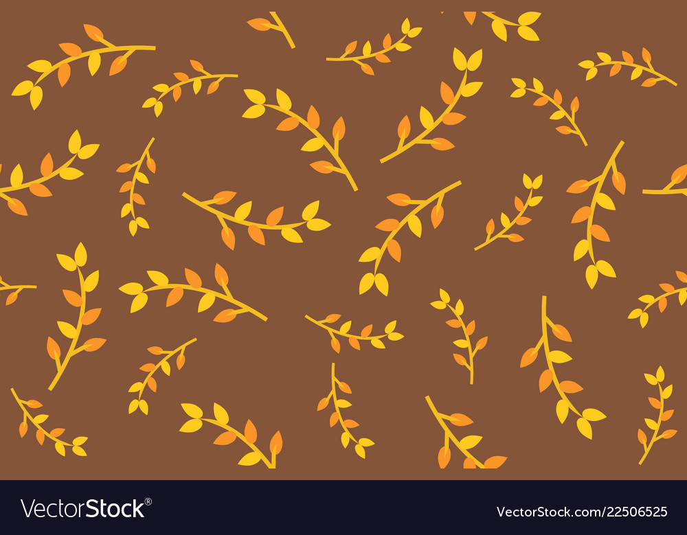 Leaves seamless pattern for use as wrapping paper