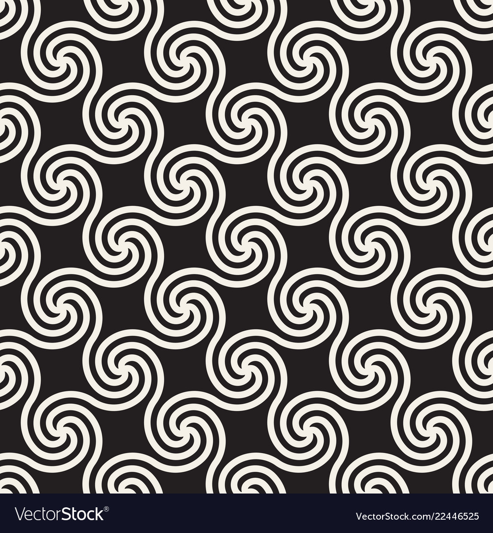 Modern Wavy Pattern - Abstract Tile