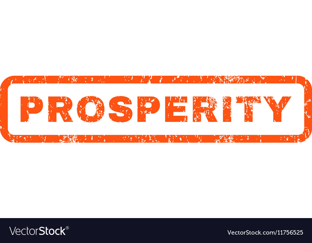 Prosperity rubber stamp