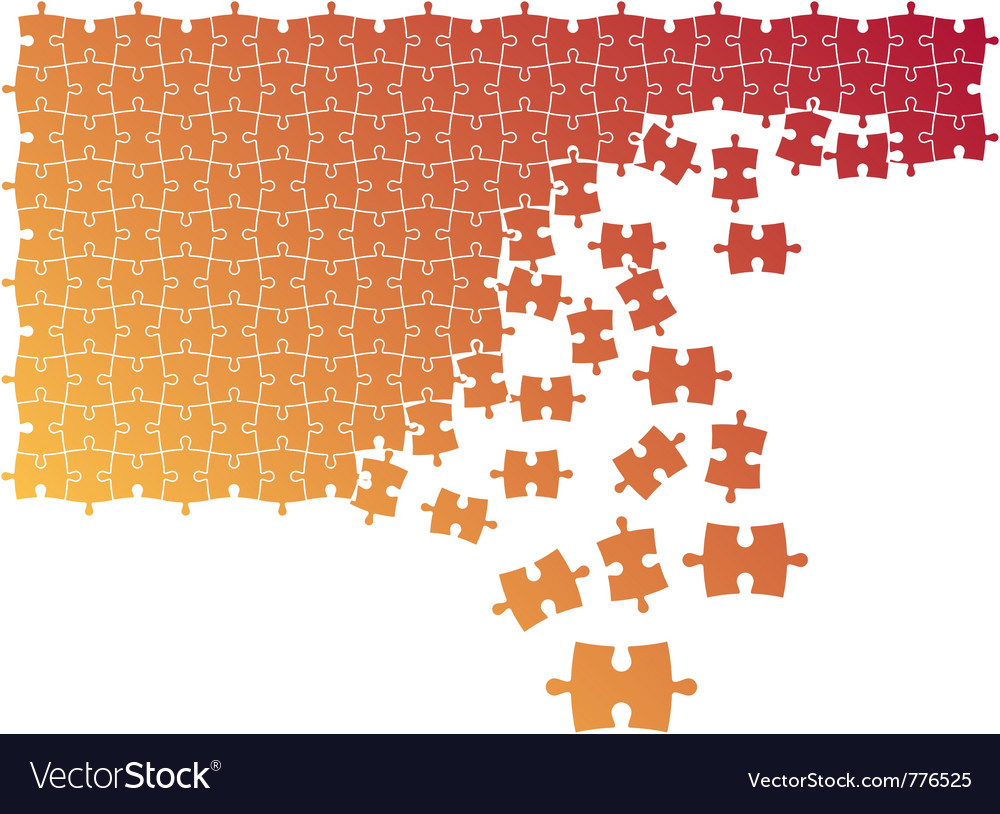 Puzzle with combining elements