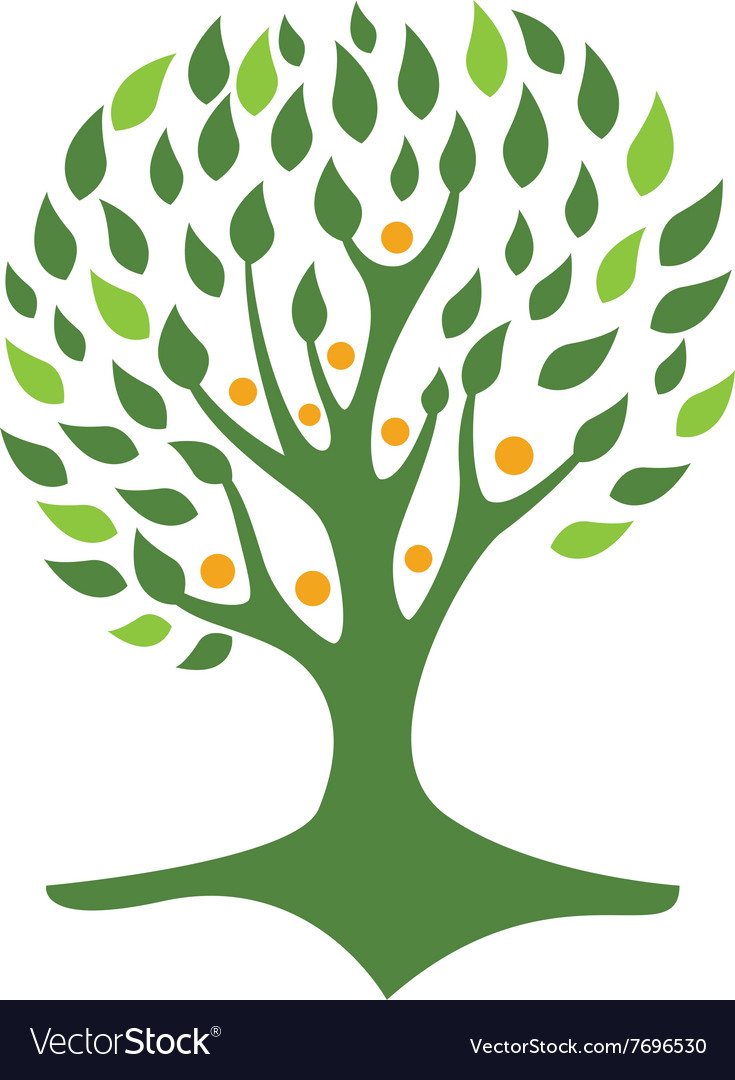 Eco tree logo template