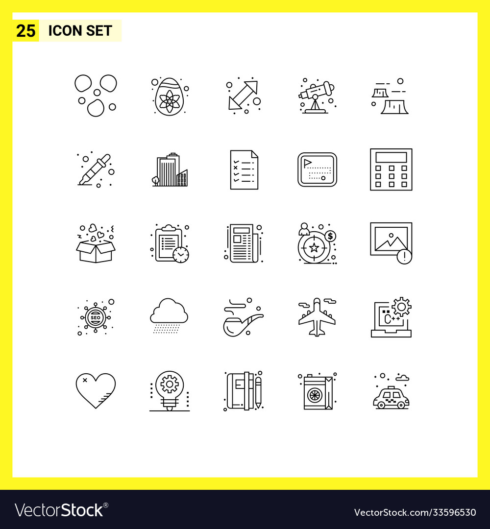Editable line pack 25 simple lines