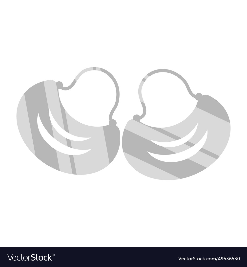 Jewelry earrings design Royalty Free Vector Image