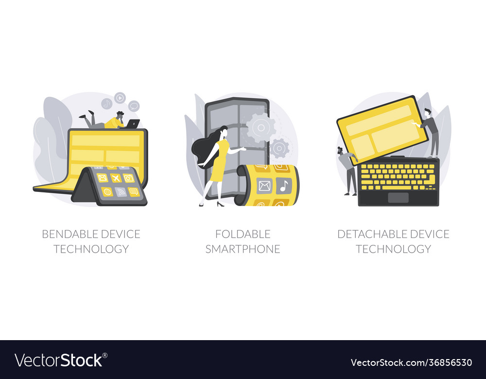Next-generation electronics abstract concept Vector Image Next-generation electronics abstract concept