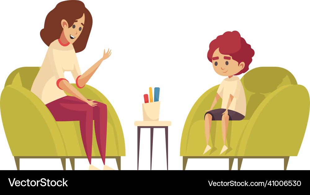 Psychological therapy Royalty Free Vector Image