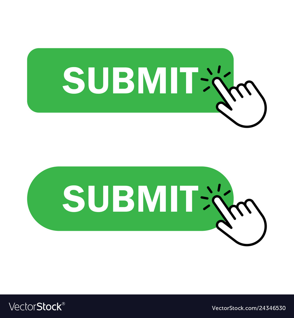 Submit Button Icon - Hand Cursor