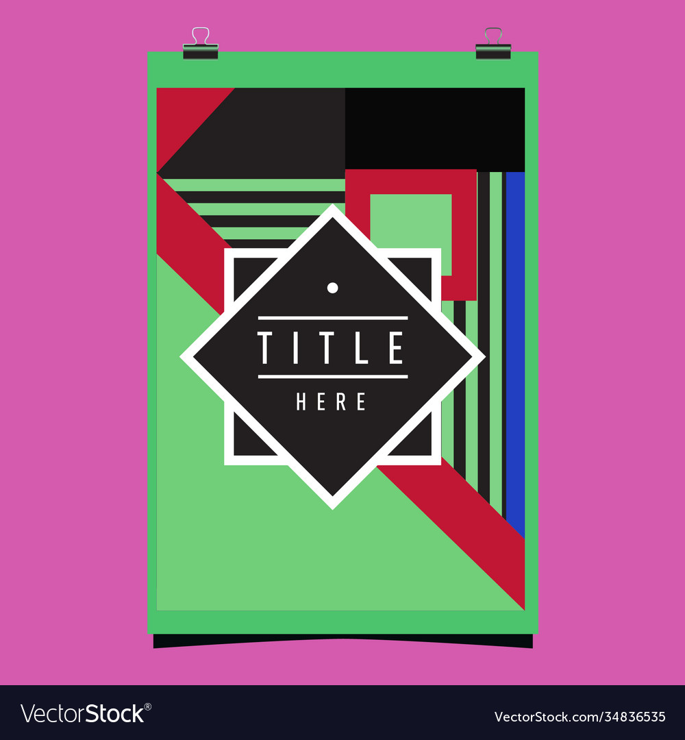 Abstract colorful geometric pattern background