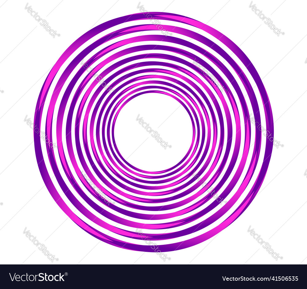 Abstract geometric circle ring design element vector image Abstract geometric circle ring design element