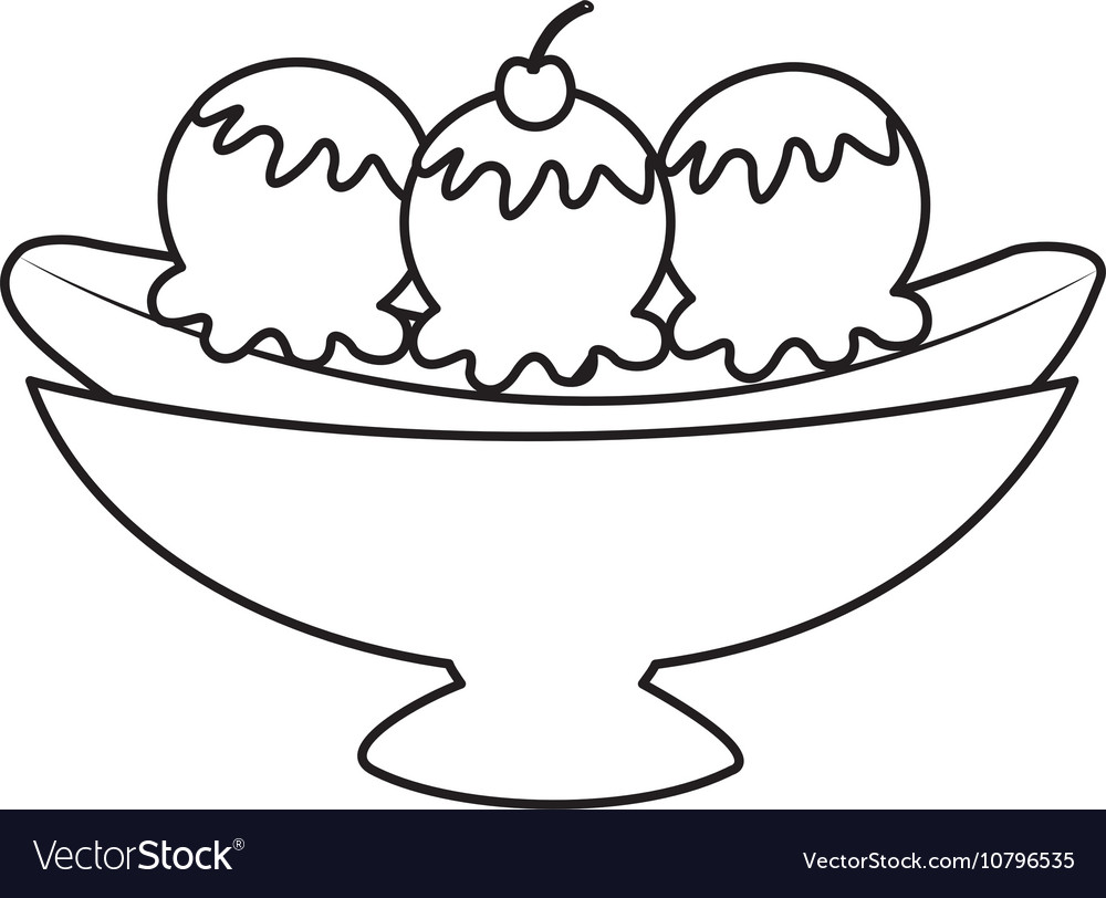 Banana Split Icon