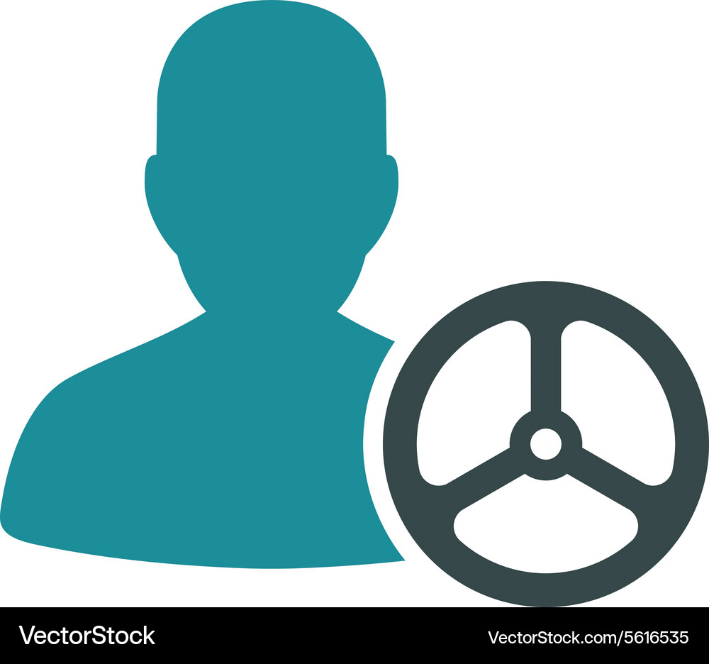 Driver icon from commerce set Royalty Free Vector Image