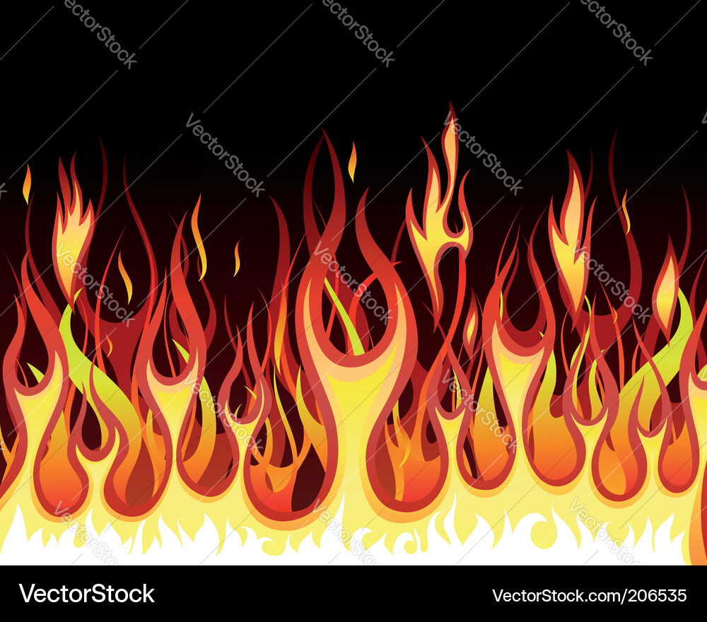 Fire background Royalty Free Vector Image - VectorStock