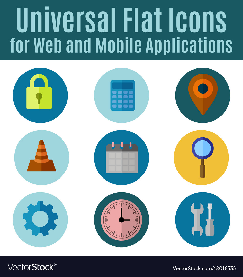 Flat UI Icon Set