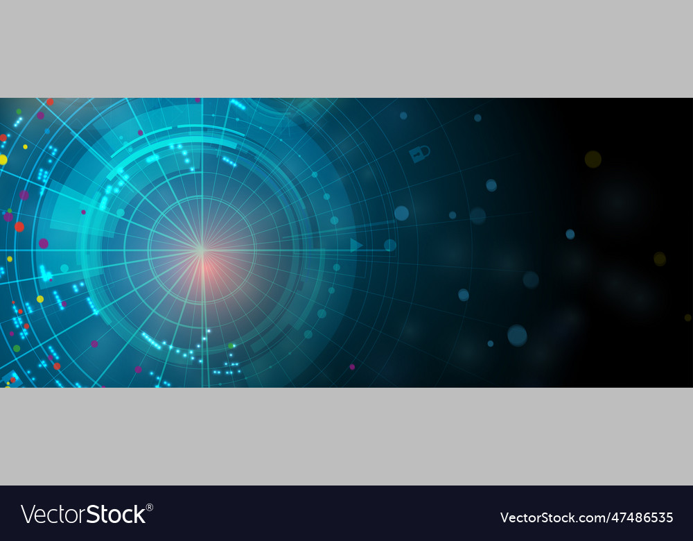 Neural network concept connected cells with links Vector Image Neural network concept connected cells with links