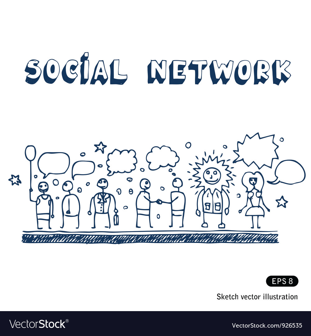 Social network Royalty Free Vector Image - VectorStock