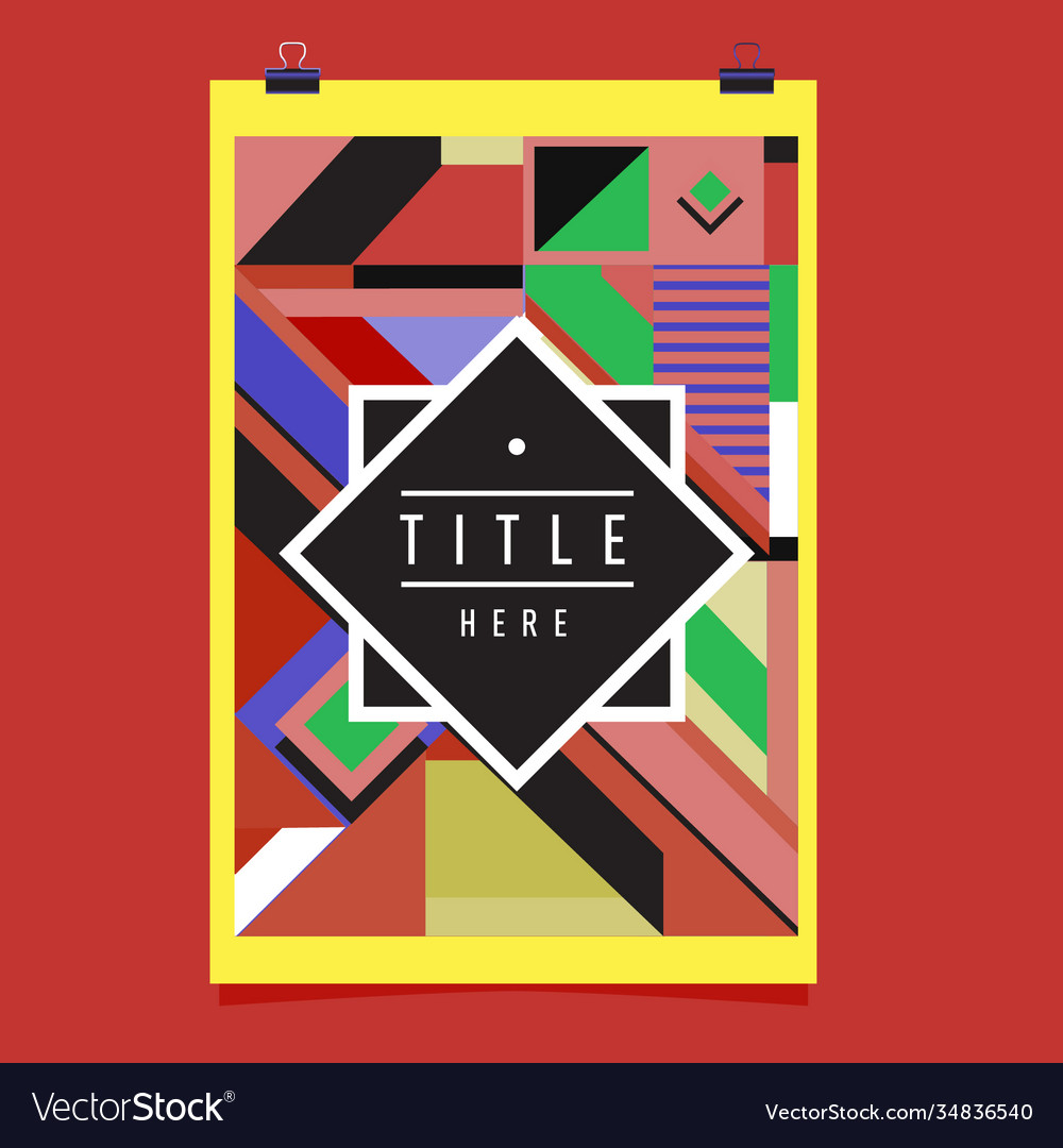 Abstract colorful geometric pattern background