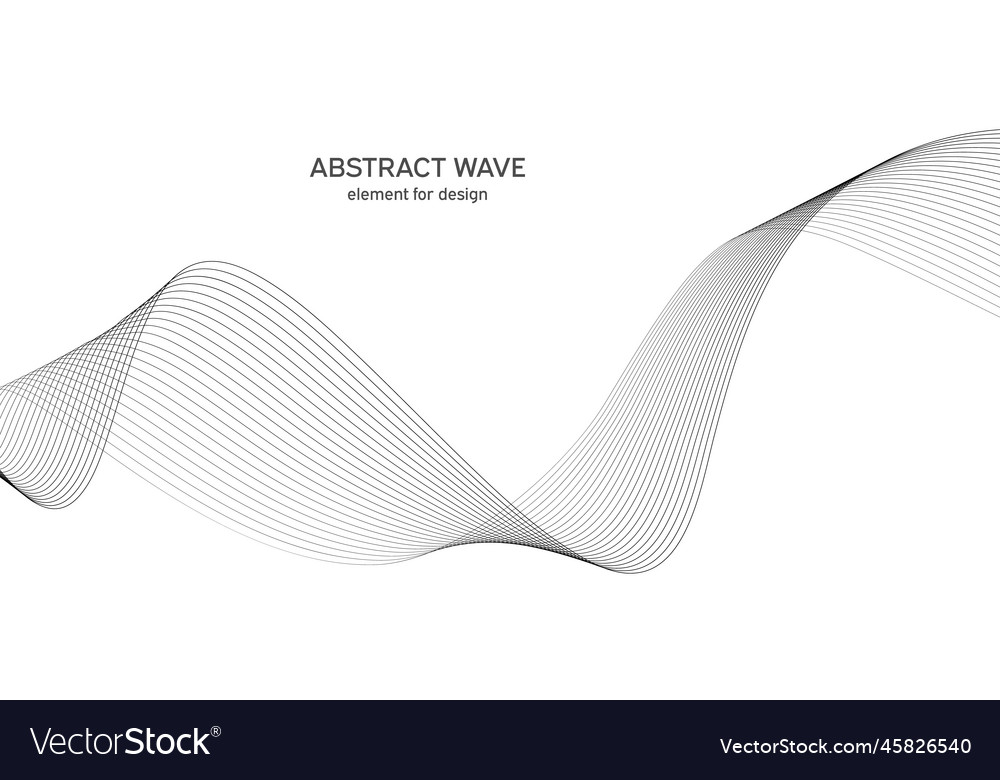 Abstract wave element for design digital Vector Image Abstract wave element for design digital