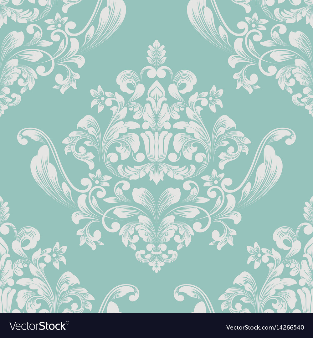 Damask seamless pattern element classical luxury