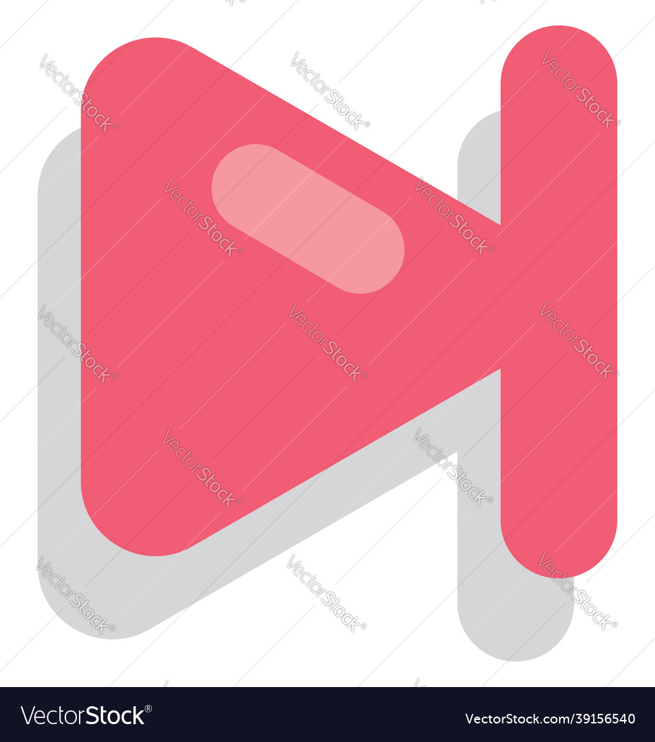Forward button icon on white background