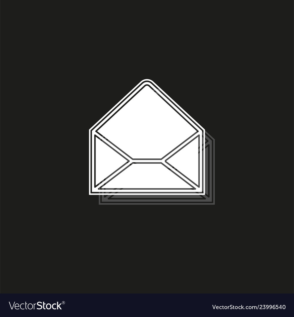 Message icon envelope - mail send letter