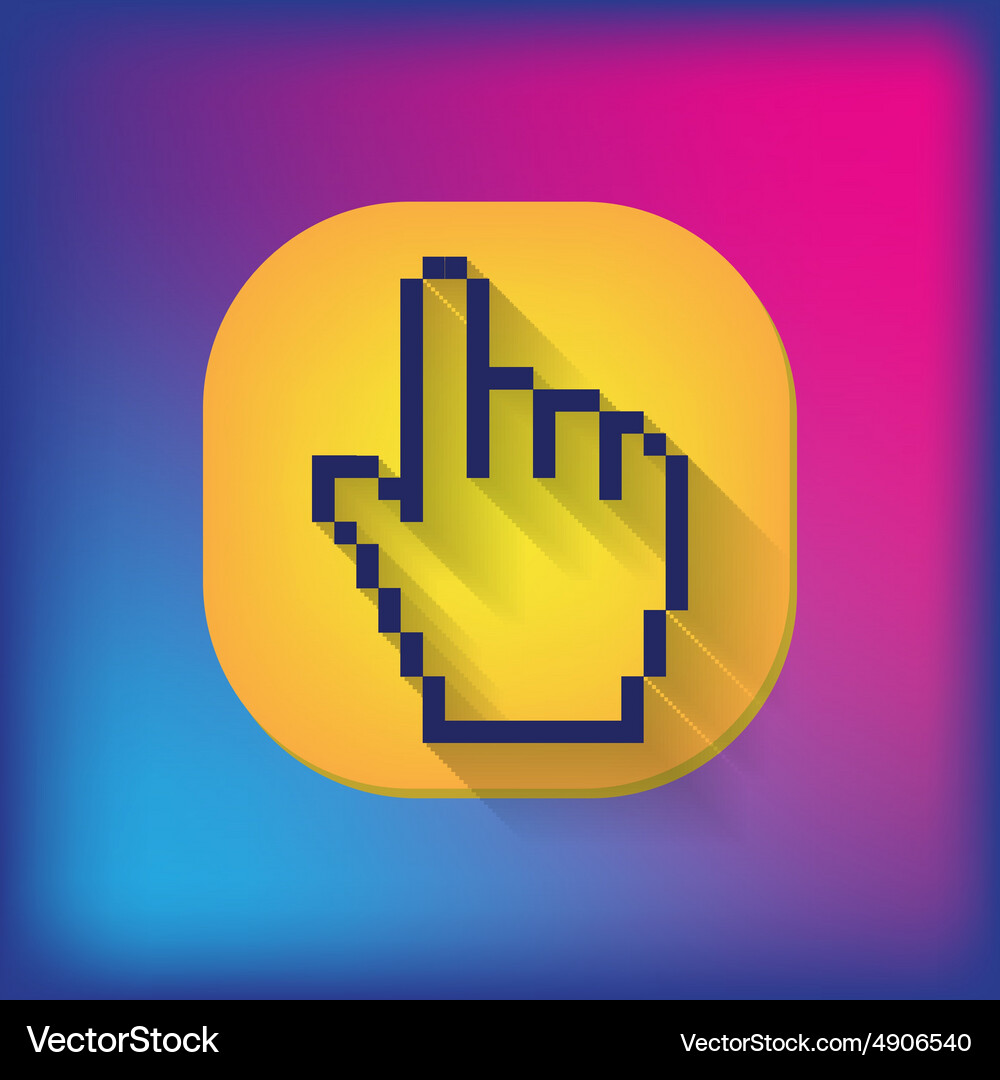Mouse hand cursor Royalty Free Vector Image - VectorStock