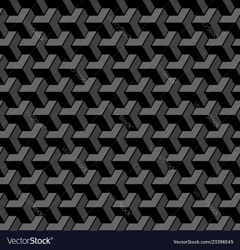 3D Geometric Pattern - Hexagonal